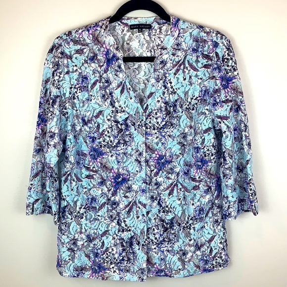 Napa Valley Floral Lace Cardigan - Picture 1 of 8